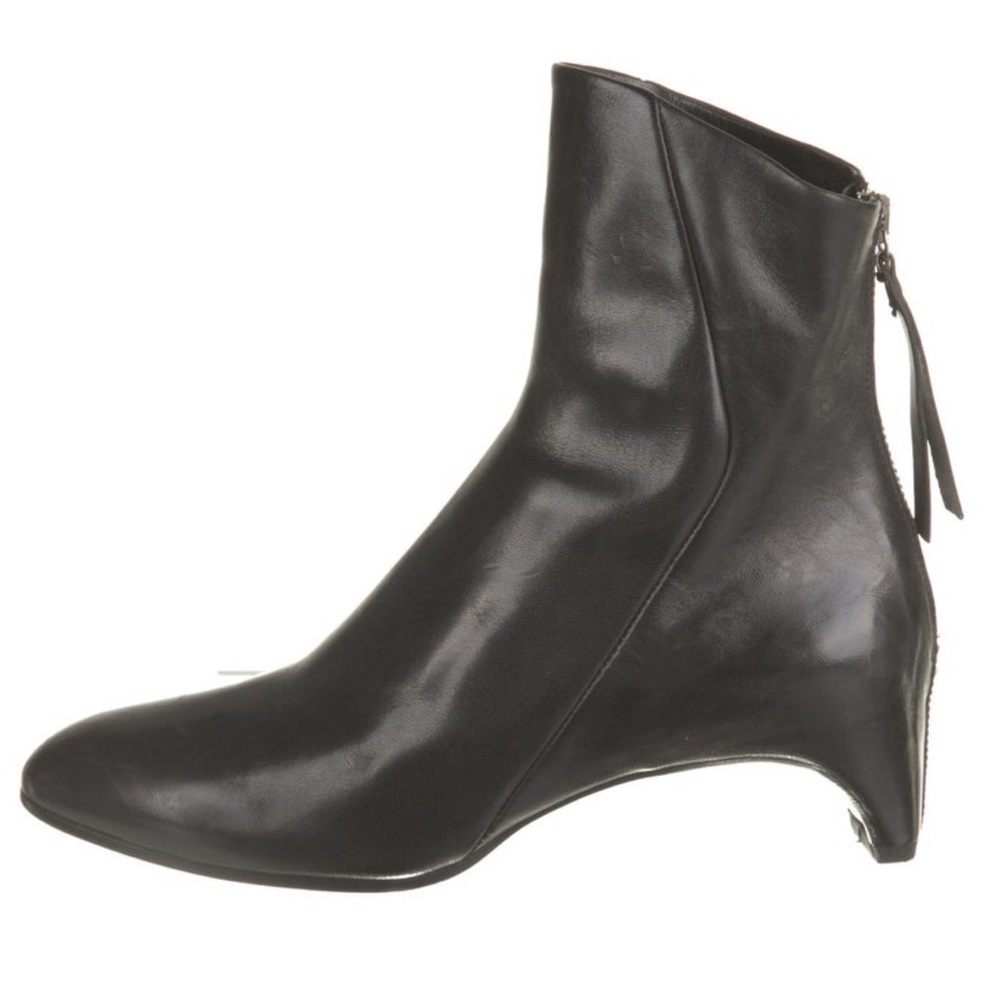 Premiata Khaite-esque Black Leather Ankle Boot sz IT 36 / US 6